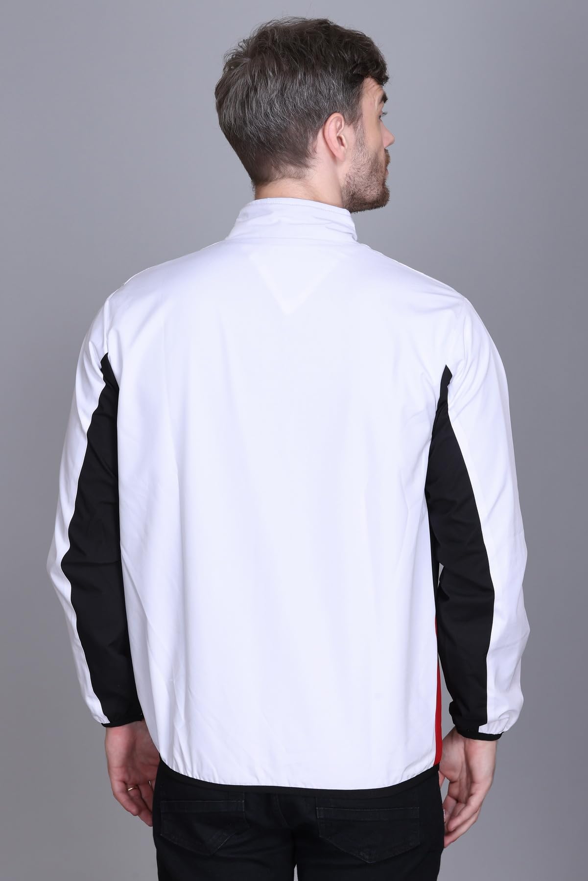 eWools Men's Nylon Winter Jacket - White - Image 2