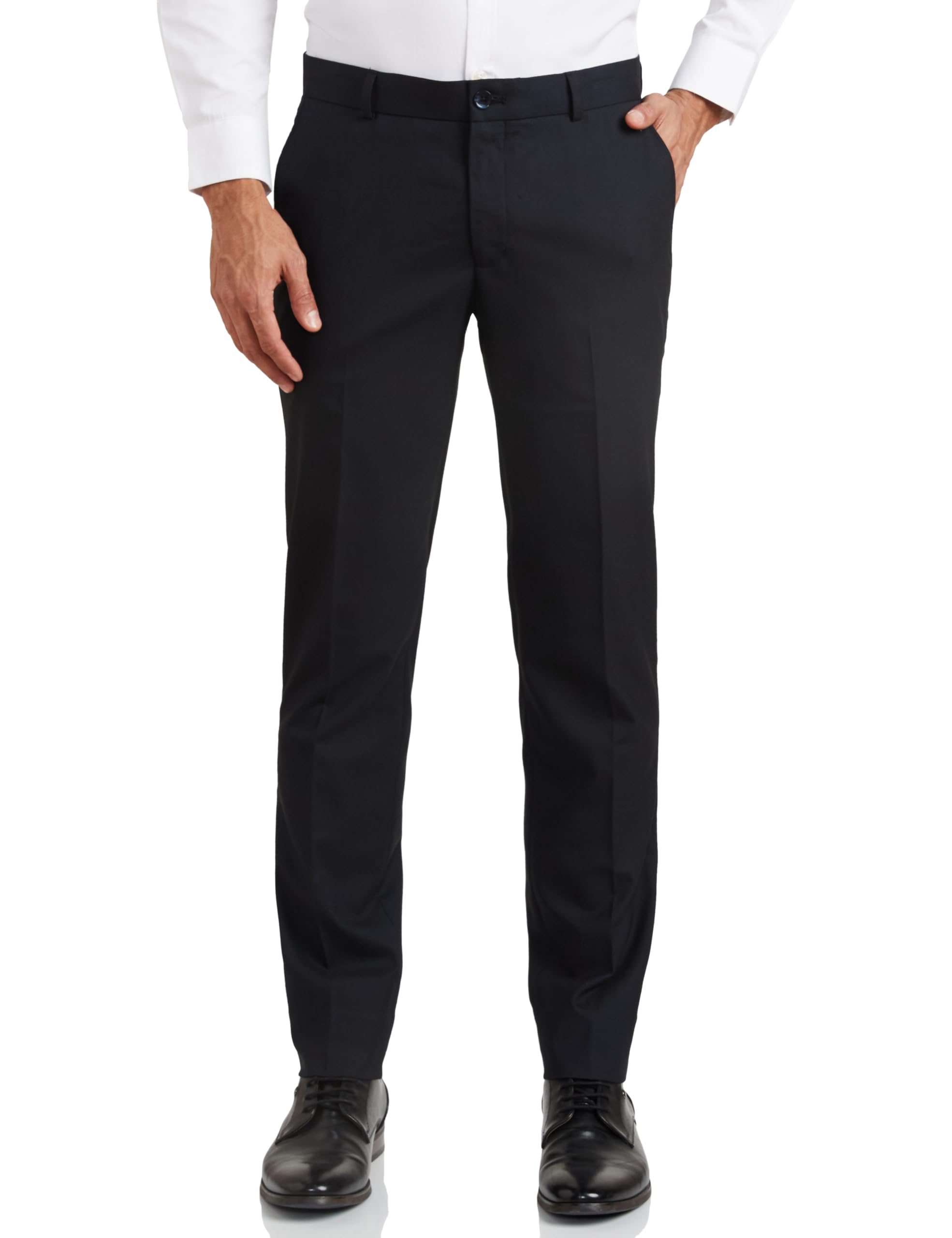 Symbol Men's Slim Dress Pants - Navy Blue