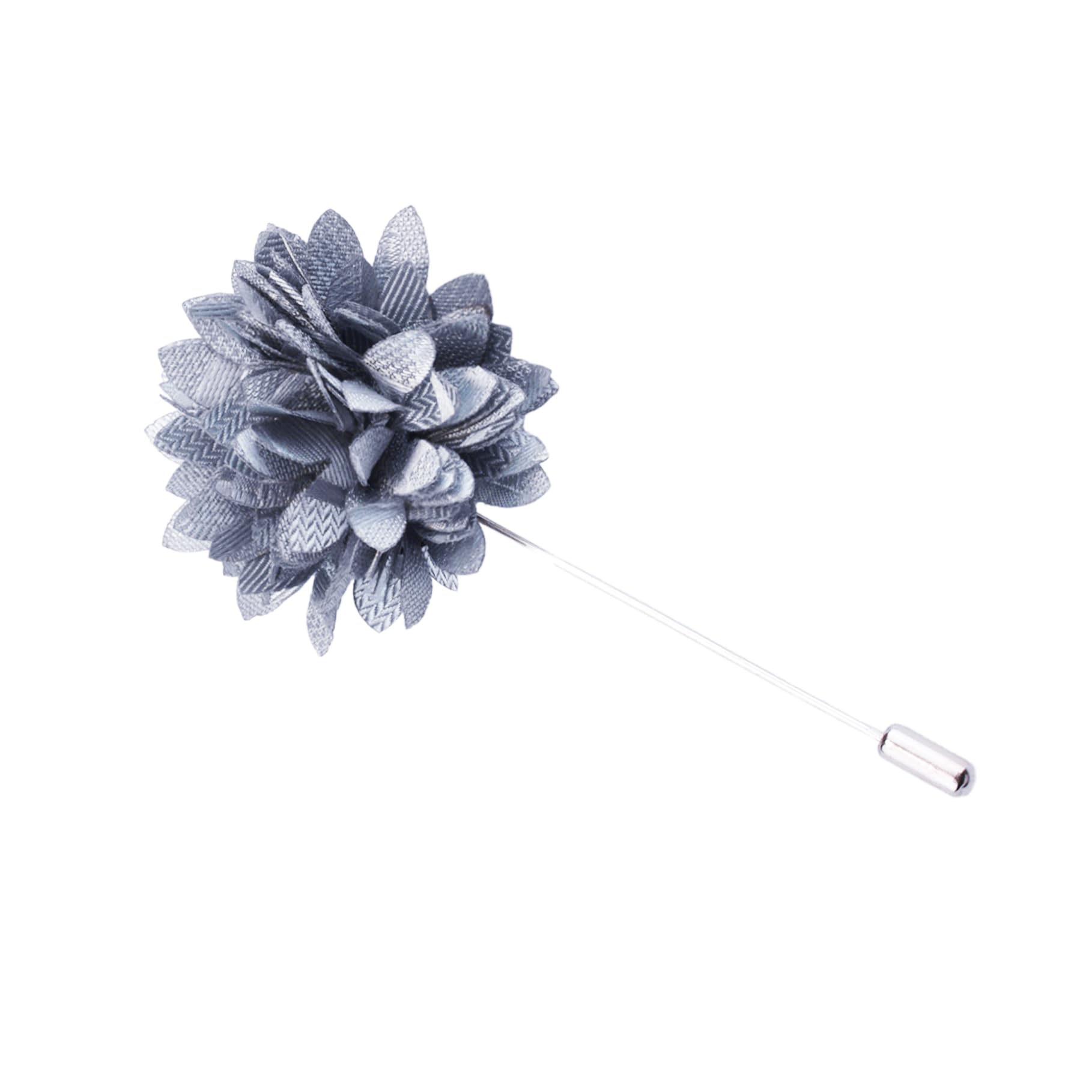 GUSLESON Mens Plaid Wedding Necktie - Light Grey - Image 5