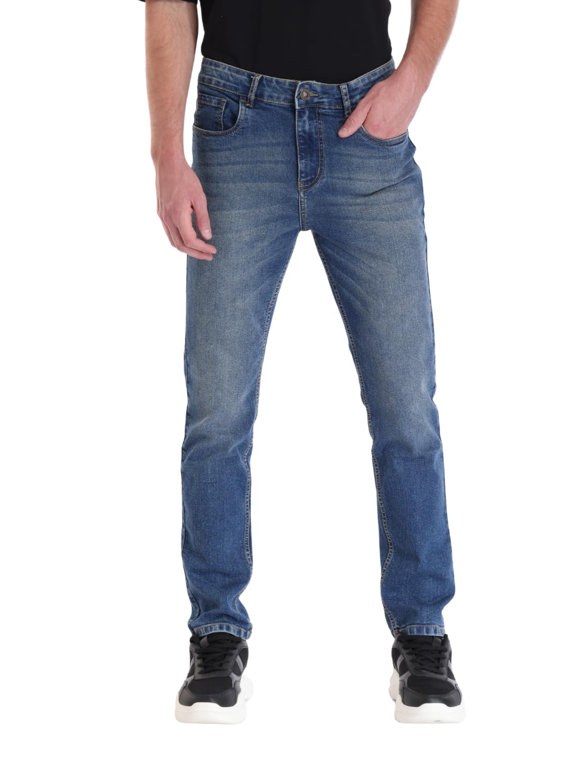 INKD Men's Retro Blue Jeans
