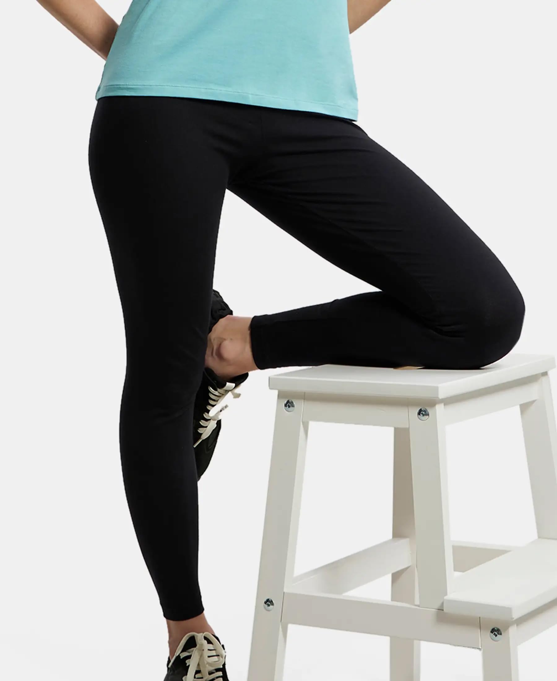 Jockey Women's Leggings - Cotton Elastane - Image 5