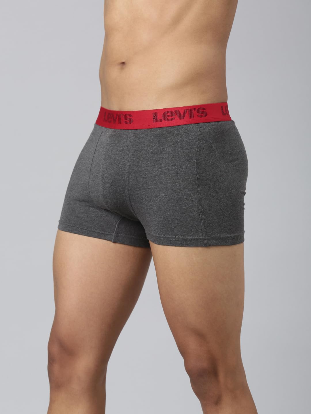 Levi's Men's Cotton Trunks - Dark Grey - Image 3