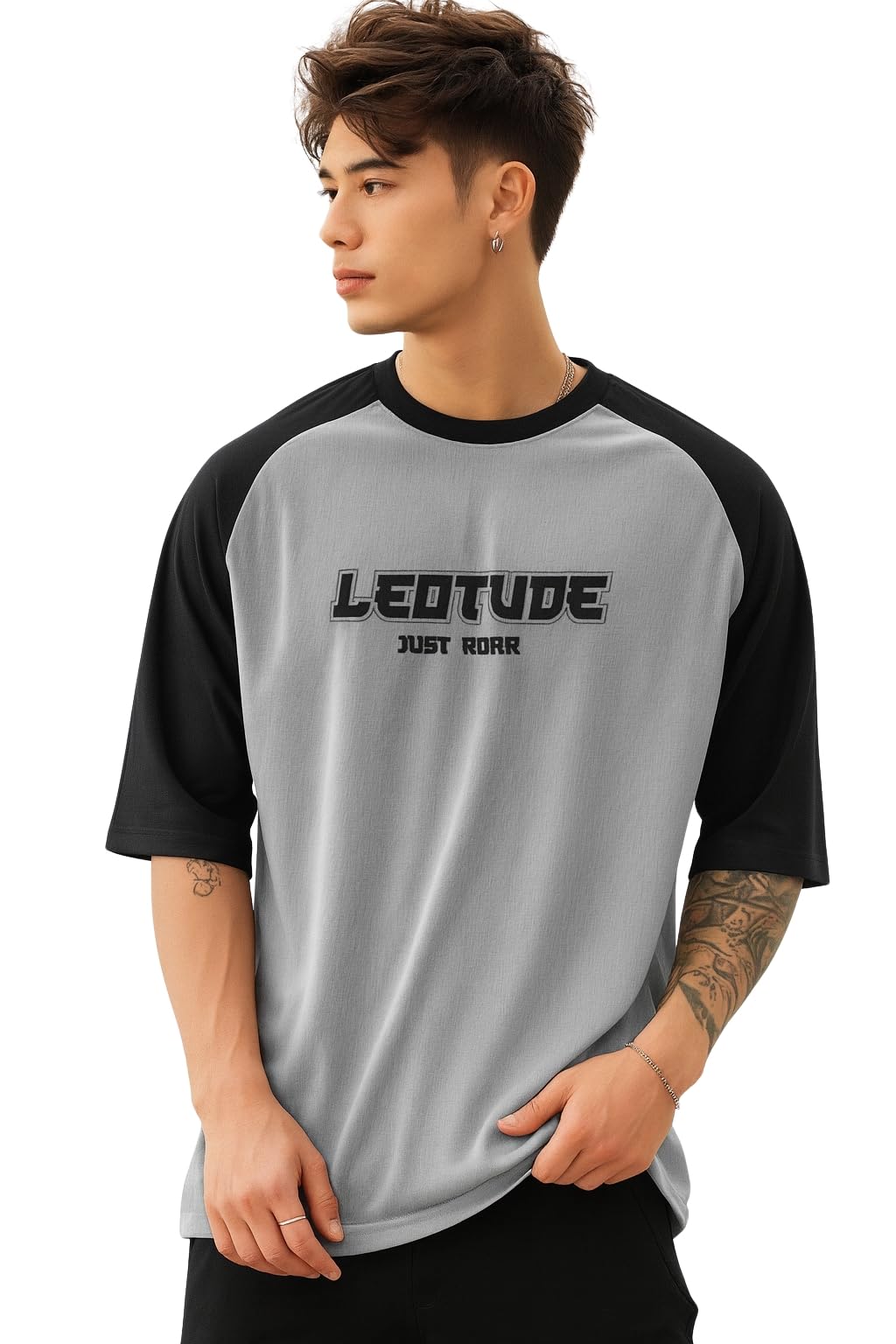 LEOTUDE Men's Printed T-Shirt - Multicolour - Image 4