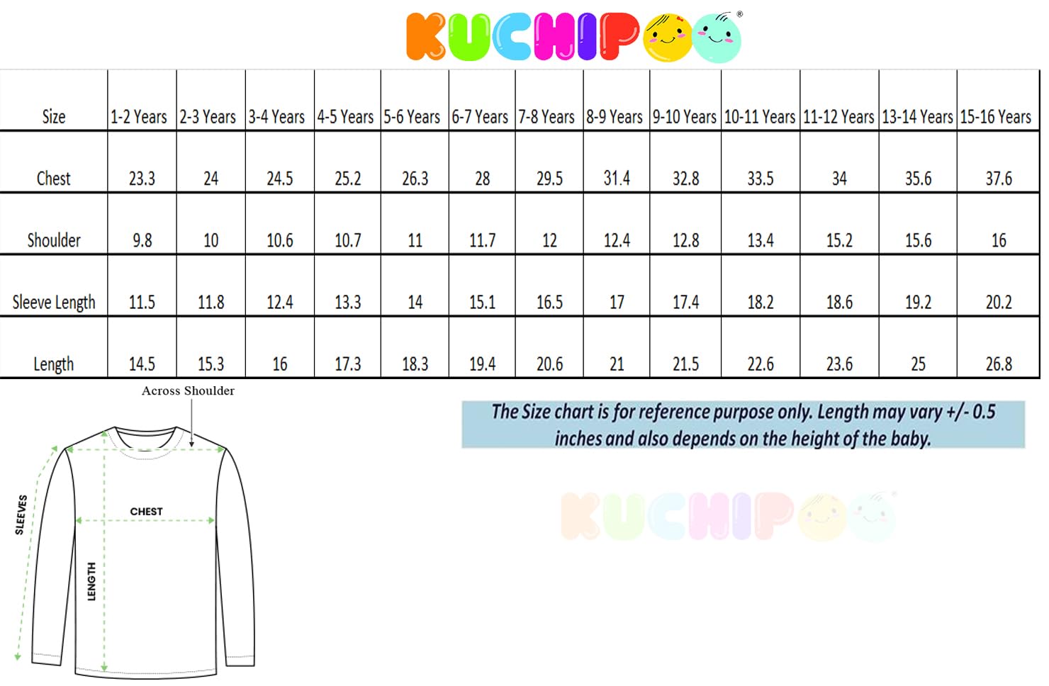 Kuchipoo Girls Cotton T-Shirt - Multi-Colored - Image 4