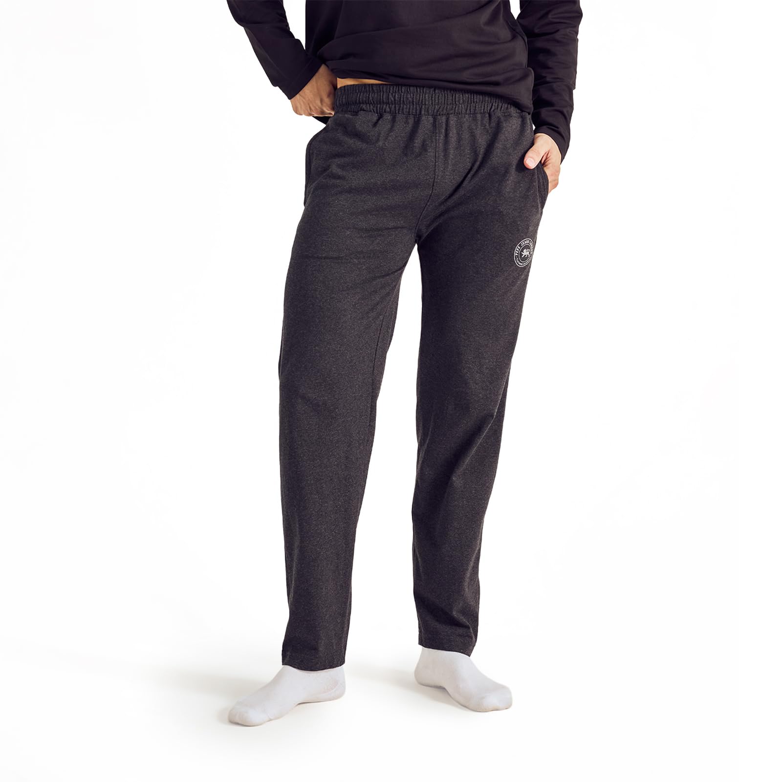 Pepe Jeans Men's Black Athleisure Track Pants