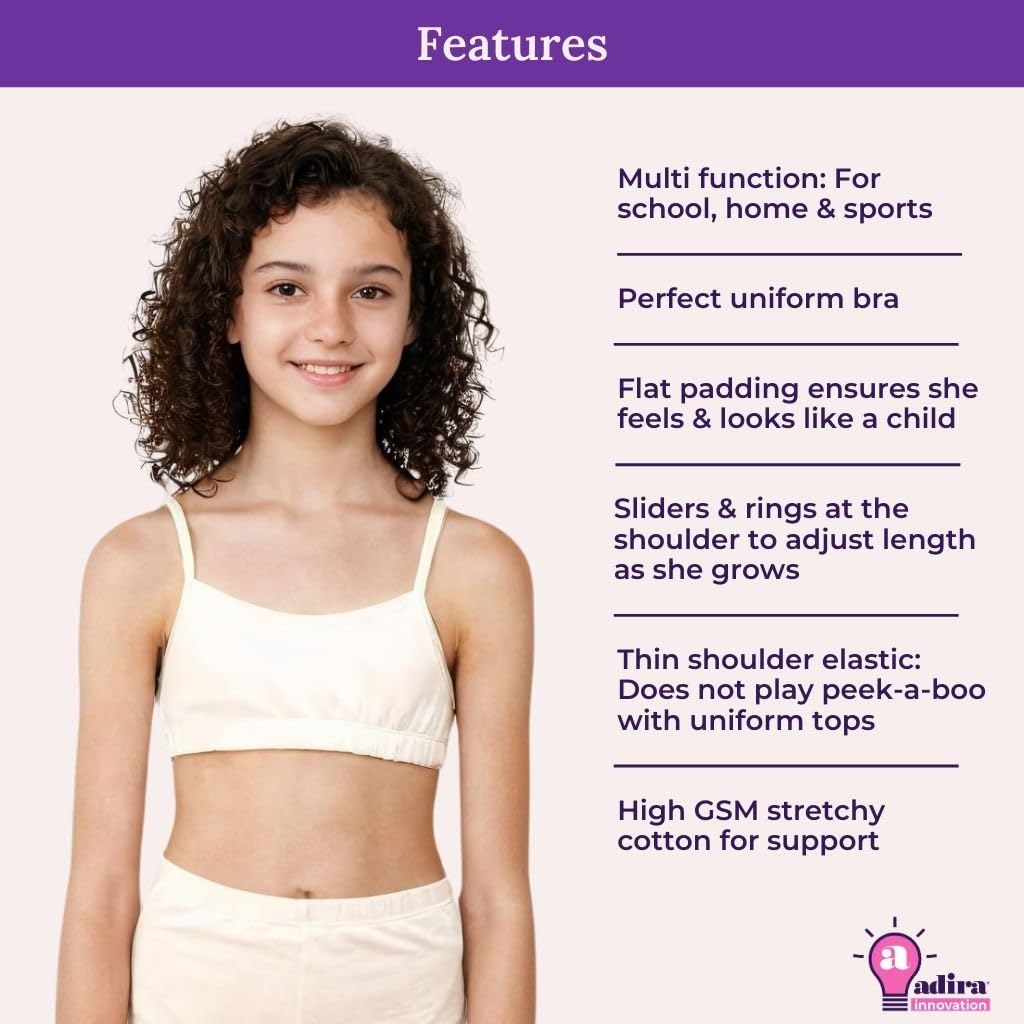 Adira Teenager Starter Bra with Flat Padding - Image 2