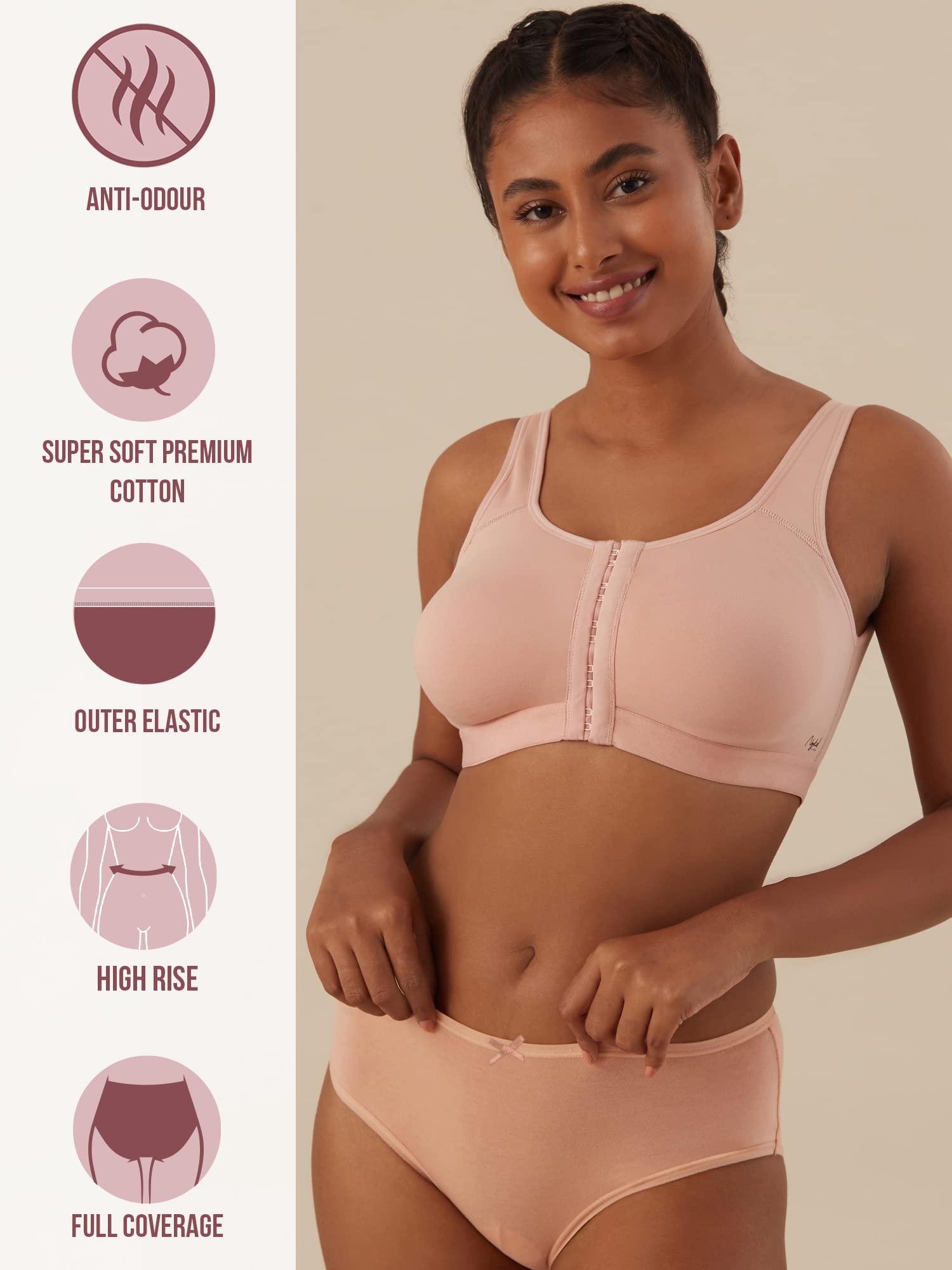 NYKD All Nude Cotton Full Brief Panty for Women - Image 2