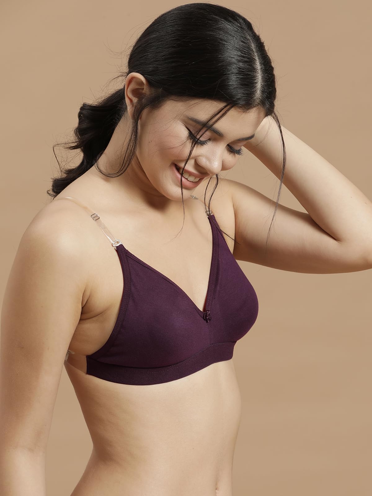 Clovia Women's Bra - Purple - Image 5