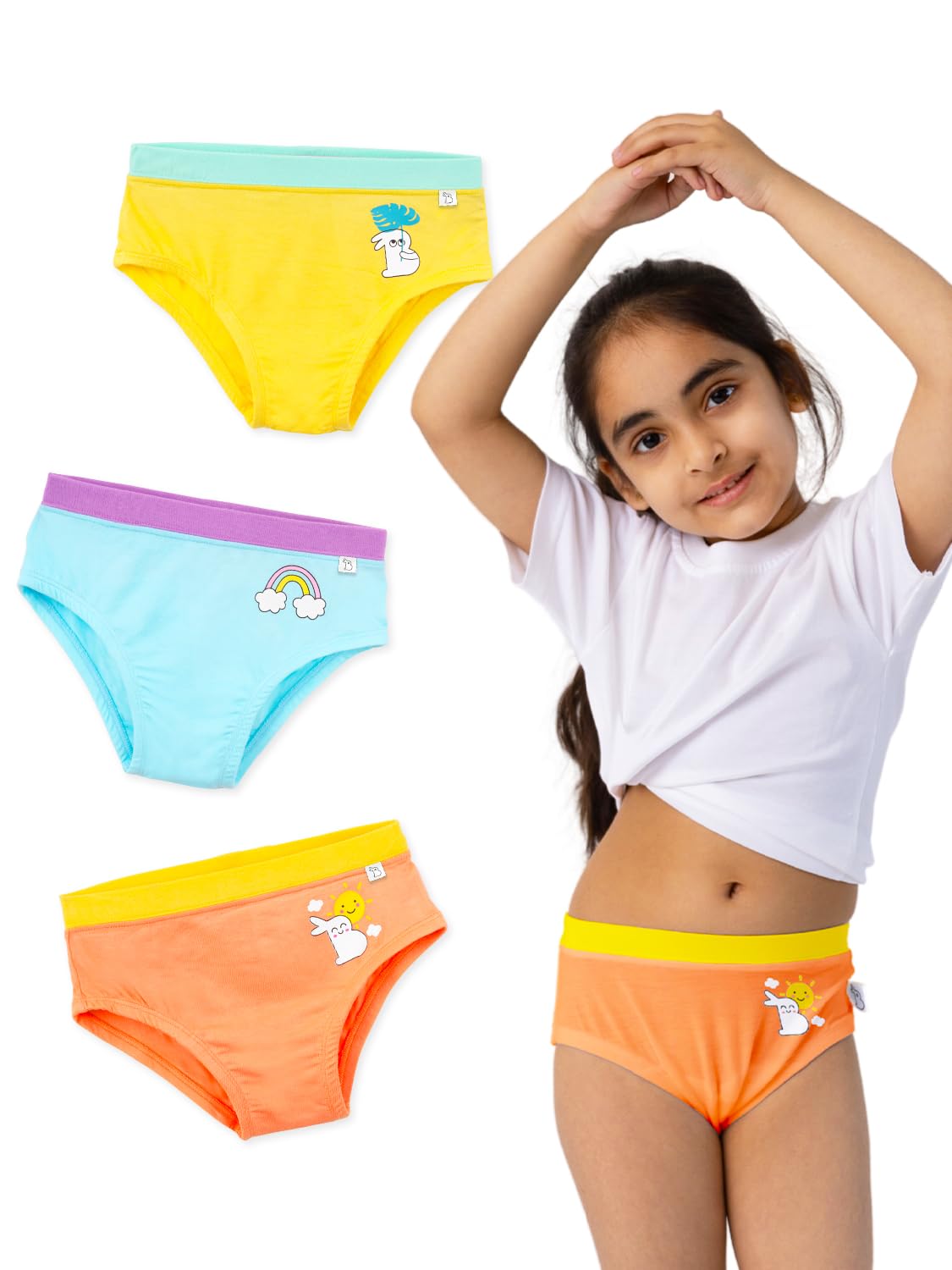 Superbottoms Supersoft Underwear for Kids Girl - Bamboo