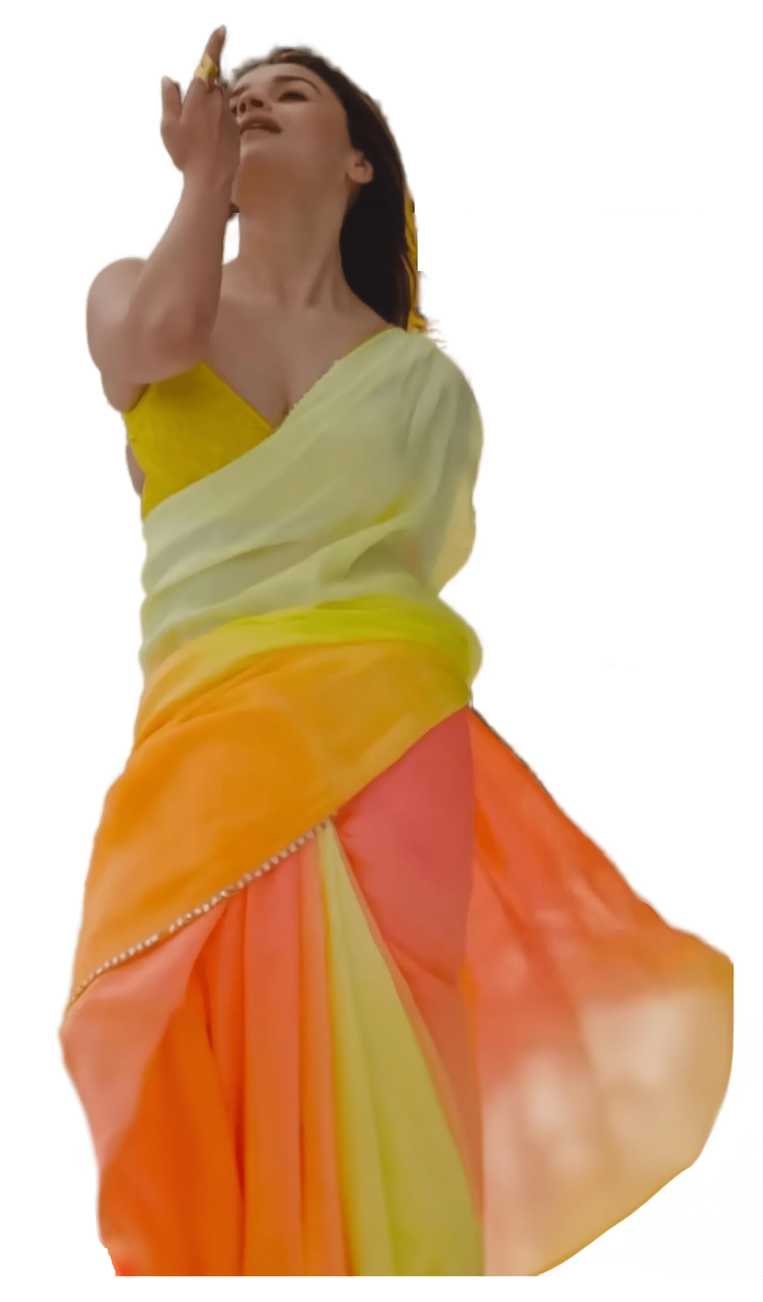 Sidhidata Women's Printed Georgette Saree