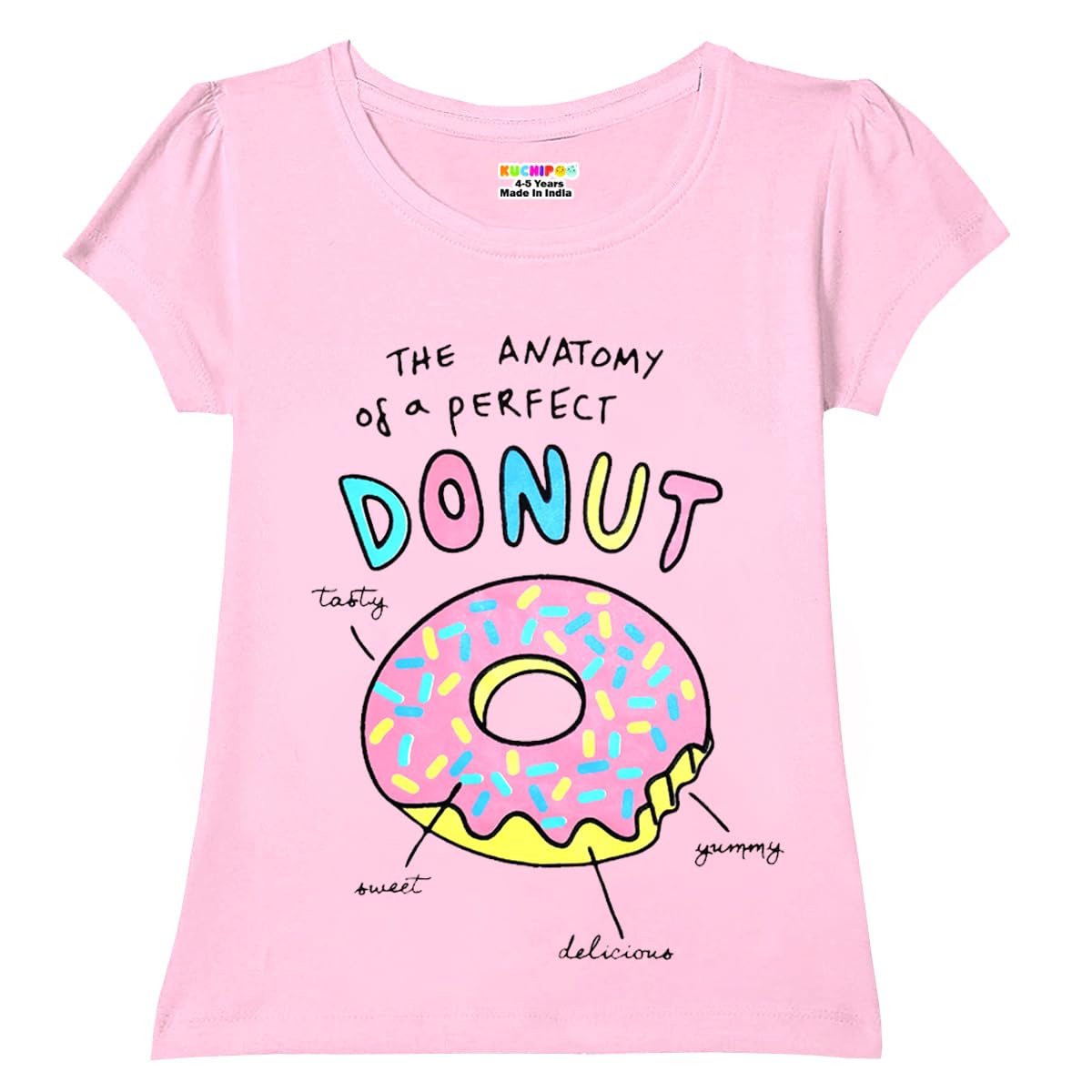 Kuchipoo Girls Cotton T-Shirt - Multi-Colored - Image 4