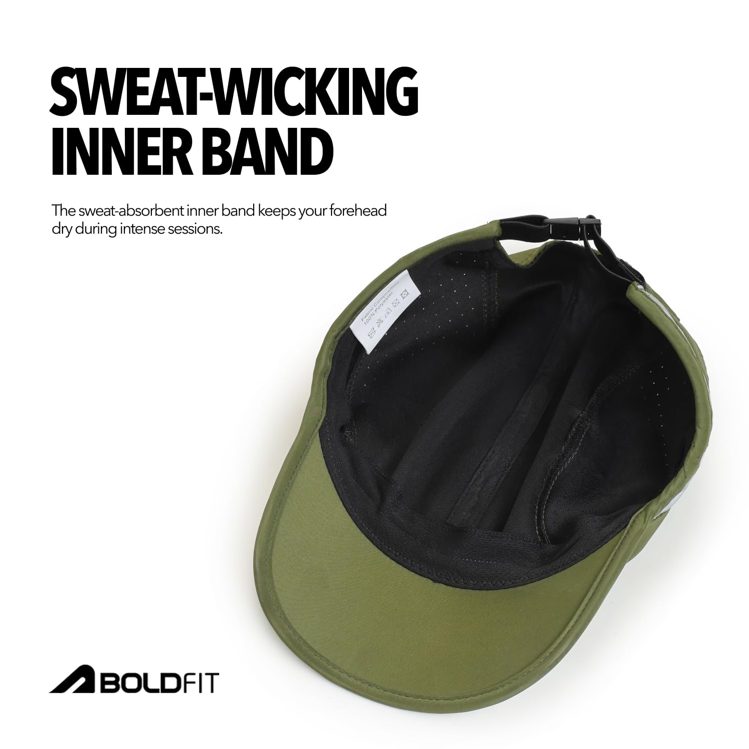 Boldfit Unisex Outlander - Army Green Adjustable - Image 5