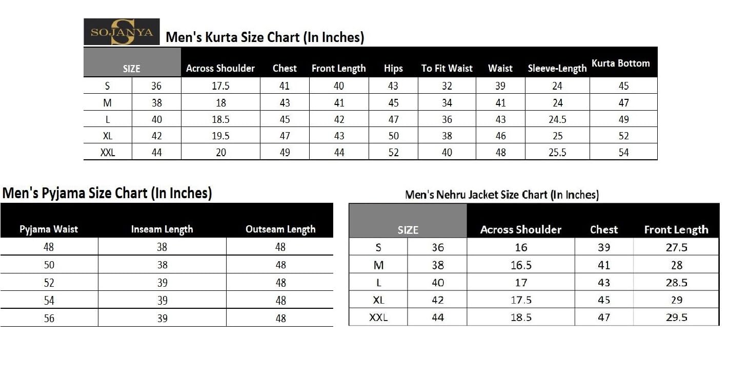 SOJANYA Men's Navy Kurta Pyjama Set with Cream Nehru Jacket - Image 5