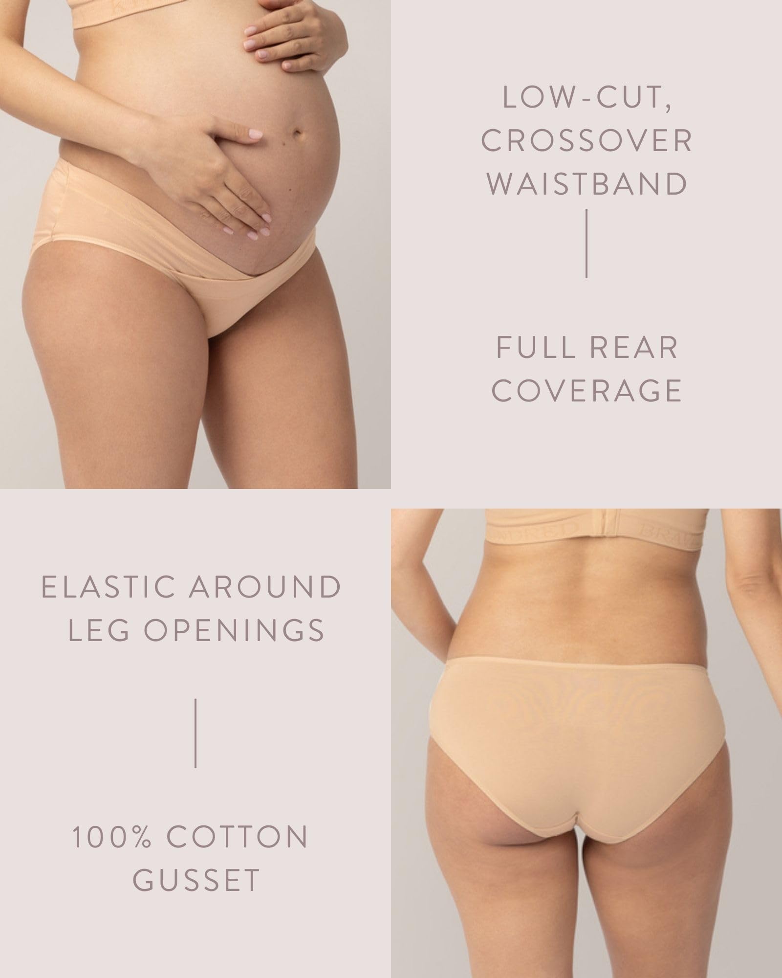 Kindred Bravely Under the Belly Bikini Maternity Underwear - Image 5