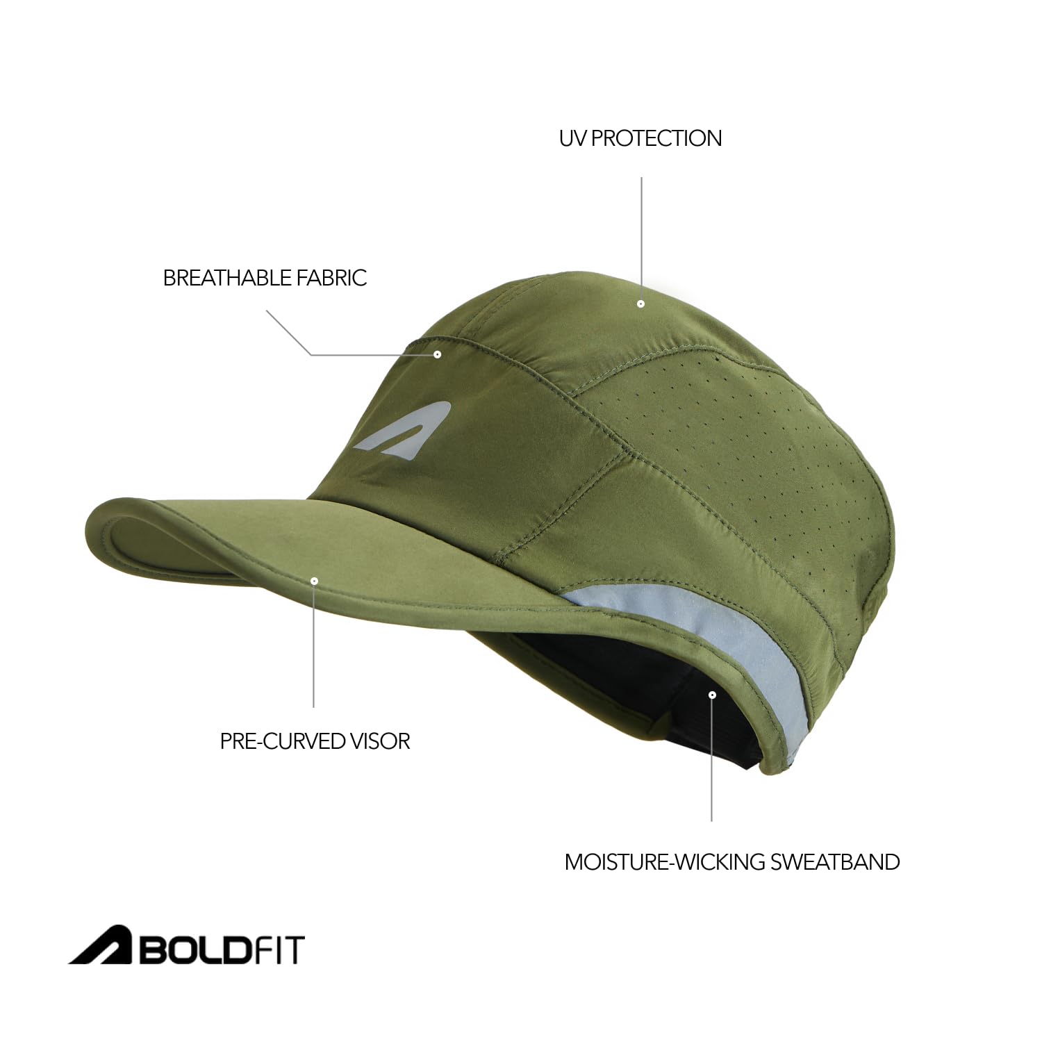 Boldfit Unisex Outlander - Army Green Adjustable - Image 4