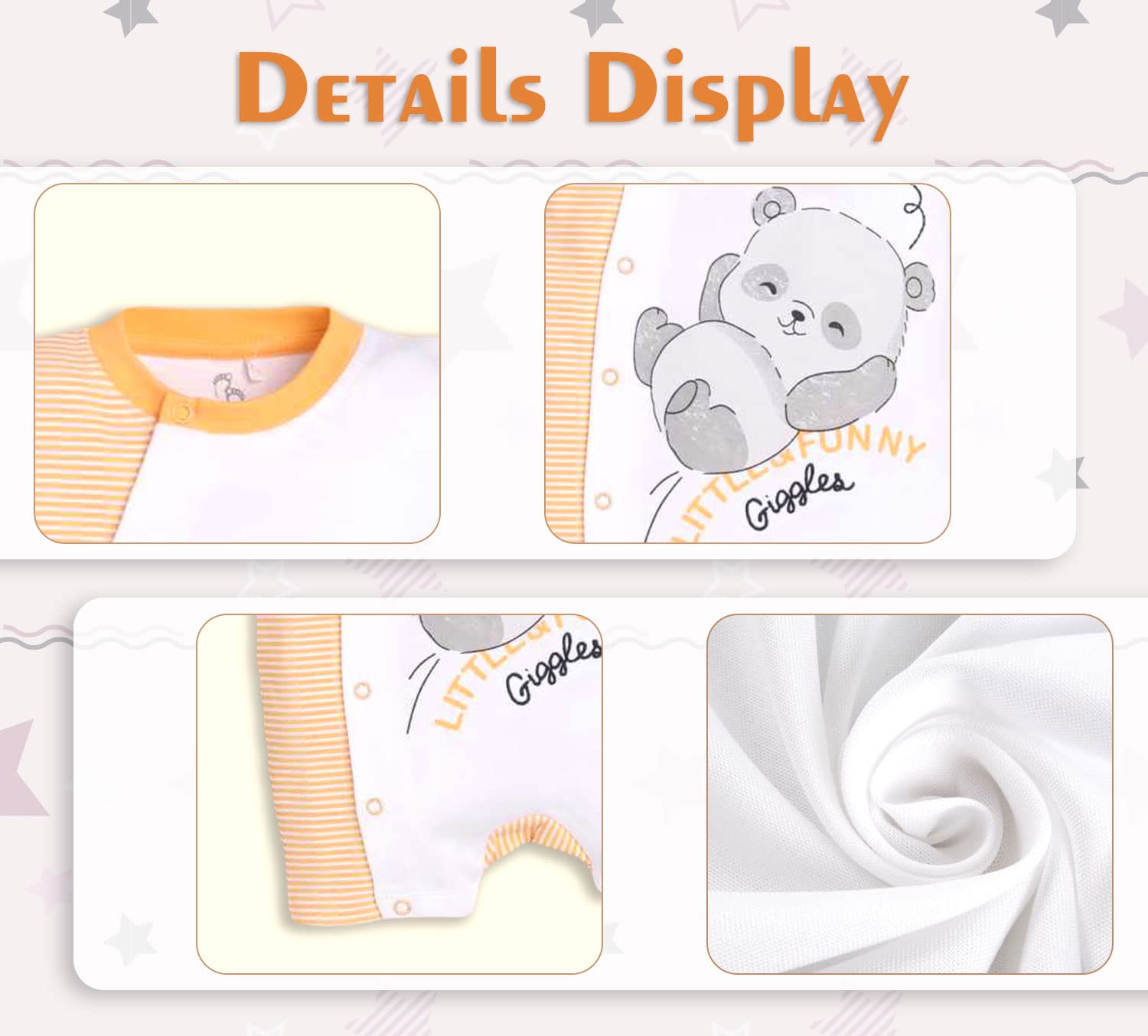Lemon Baby Romper for Baby Boys & Girls - Soft Cotton - Image 5