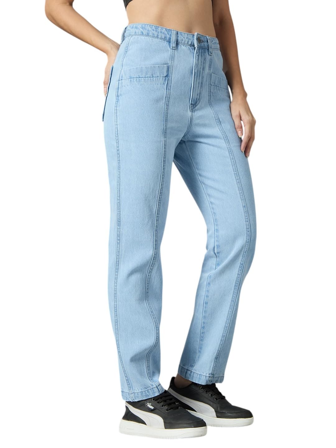 AKA Chic Women's Jeans - Blue - Image 3