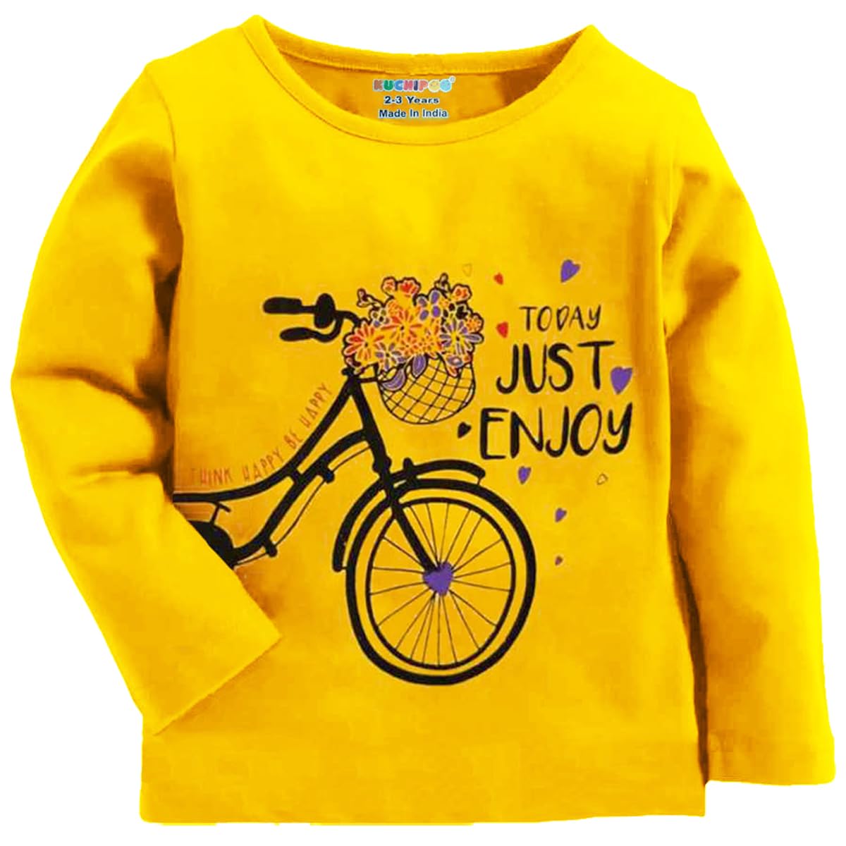 Kuchipoo Girls Cotton Blend T-Shirt - Multi-Colored - Image 5