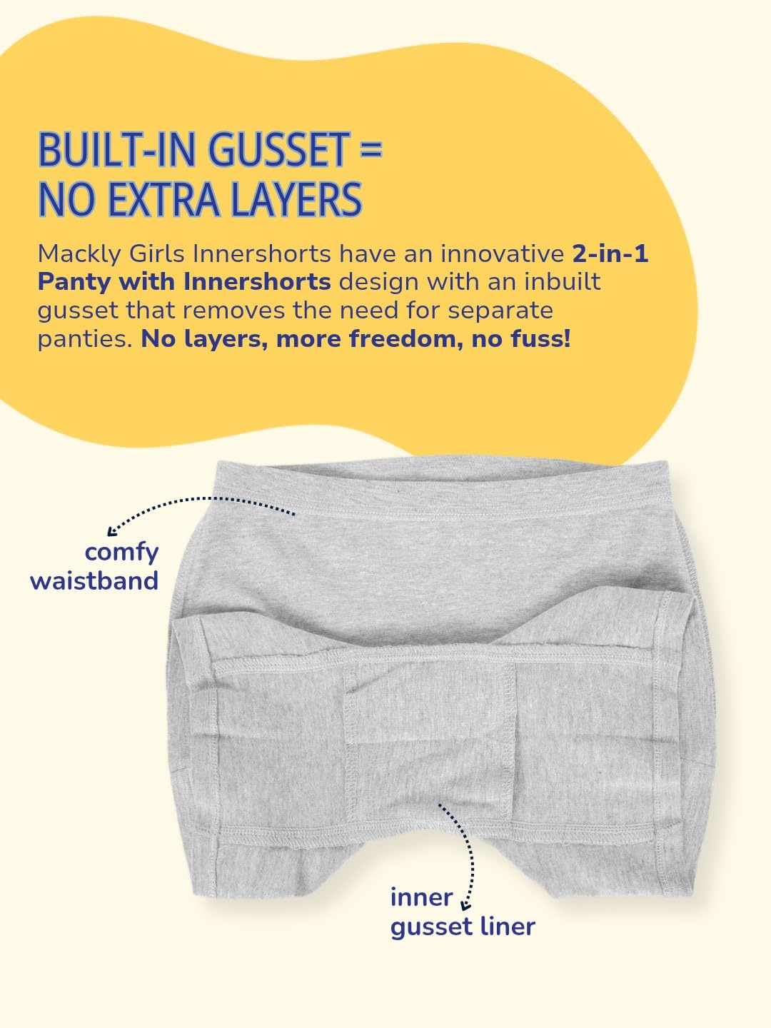 mackly Girls Inner Shorts Seamless Panty - Image 2