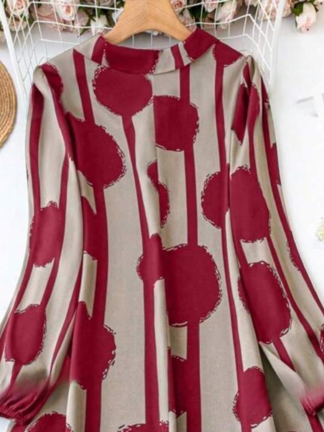 Gufrina Women's Full Sleeve Collar Neck Dress - Image 3