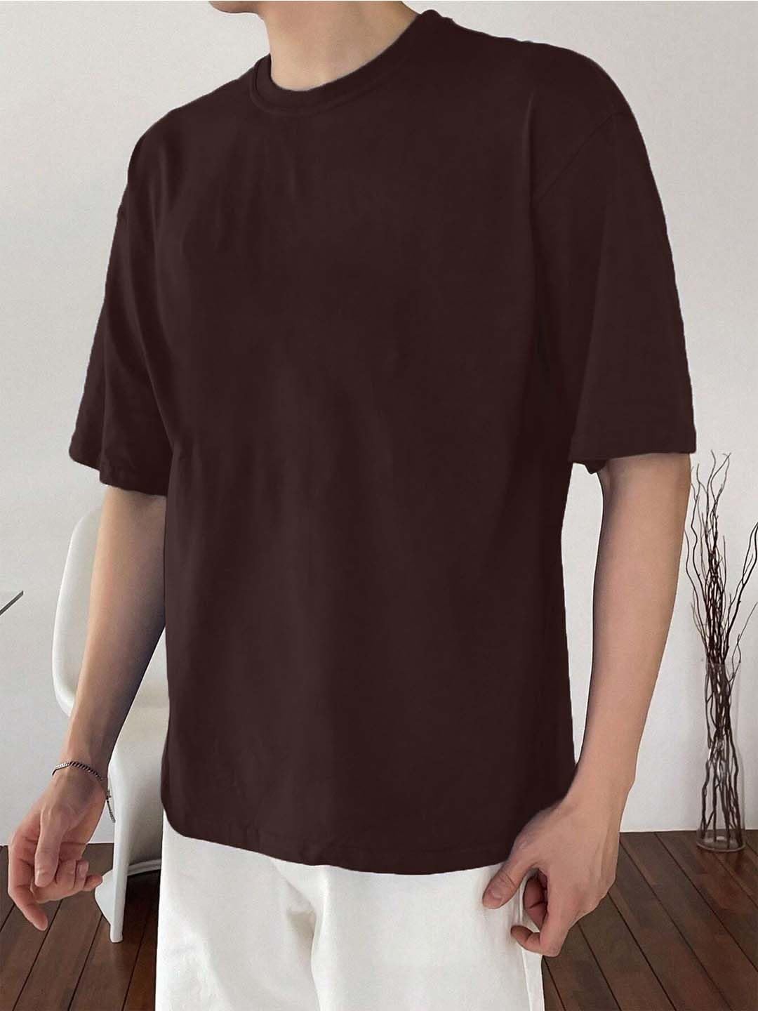 LEOTUDE Men's Oversized Half Sleeve Tshirt - Image 4