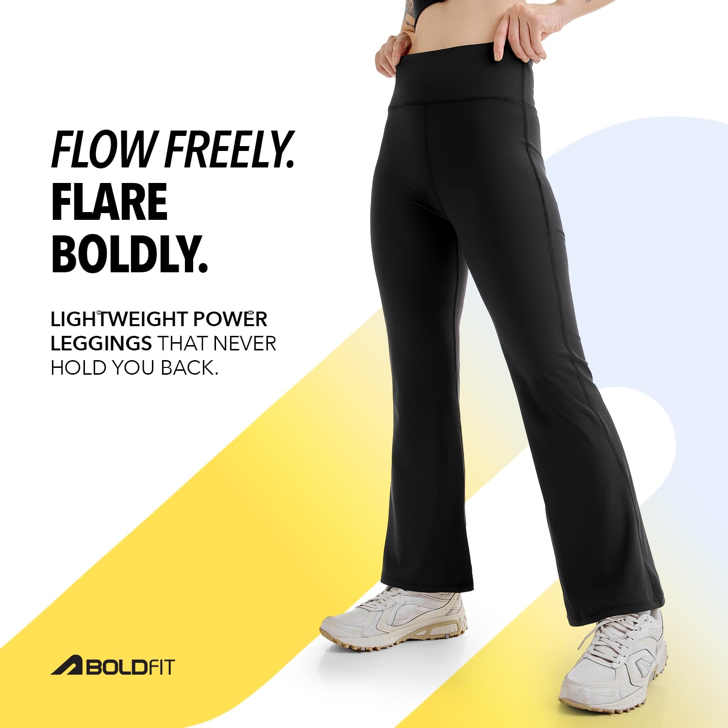 Boldfit Women's Leggings - Black - Image 3