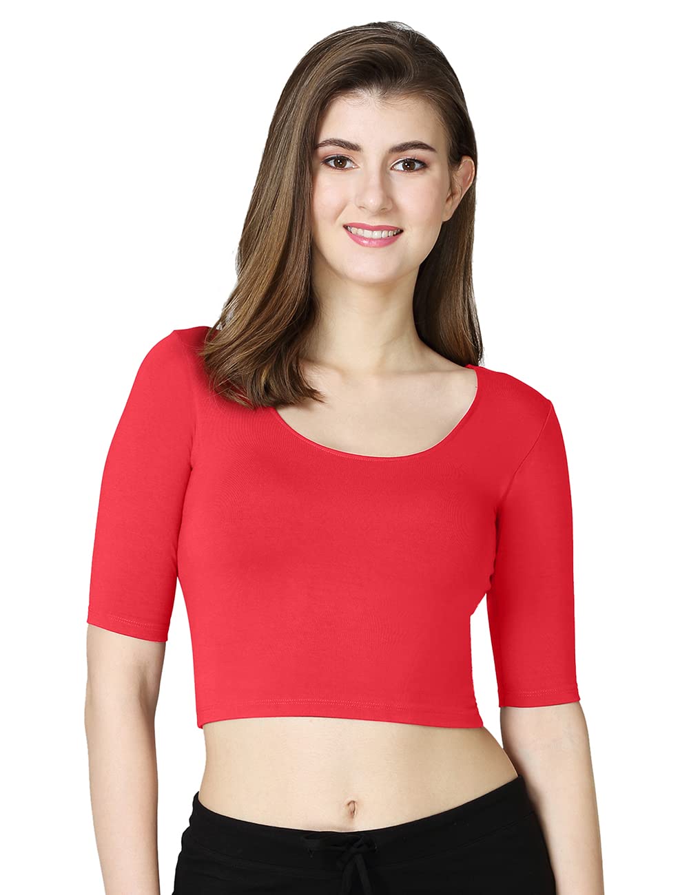 VSTAR Women's Rayon Blouse - Rouge Red
