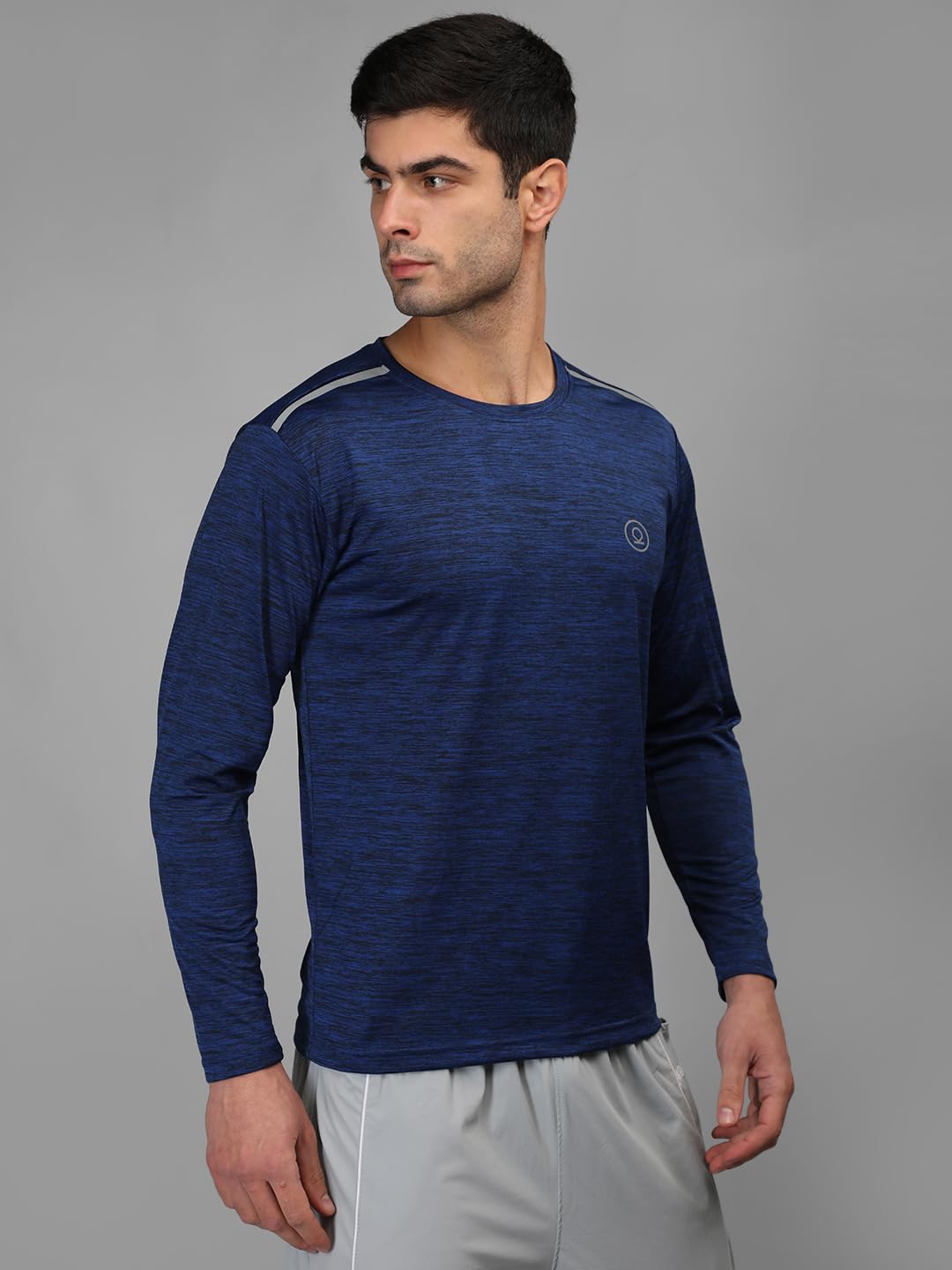 CHKOKKO Men T-Shirt Royal Blue - Image 5