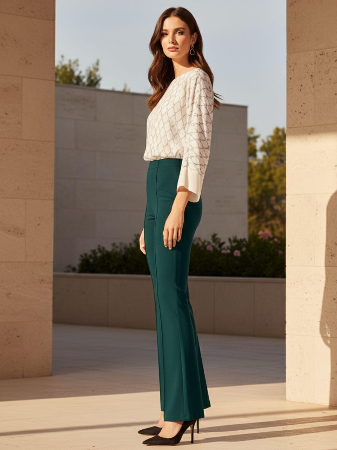 ADDYVERO Women Parallel Trouser - Green - Image 4