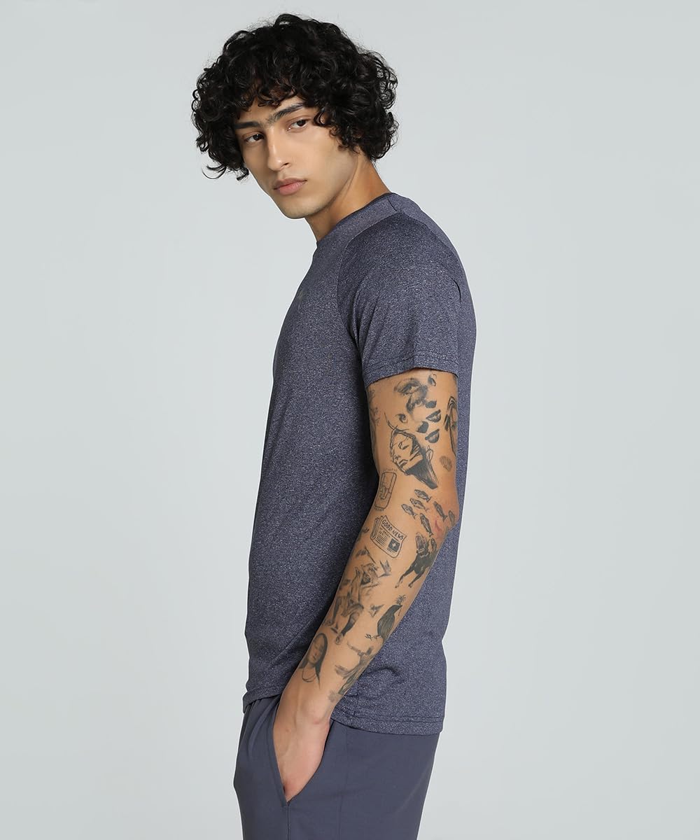 PUMA Men Polyester Solid Slim Fit T-Shirt - Image 2