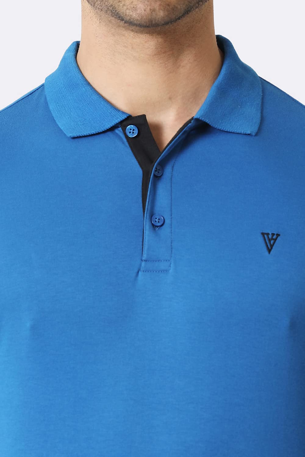 Van Heusen Polo T-Shirt for Men - Marine Blue - Image 5