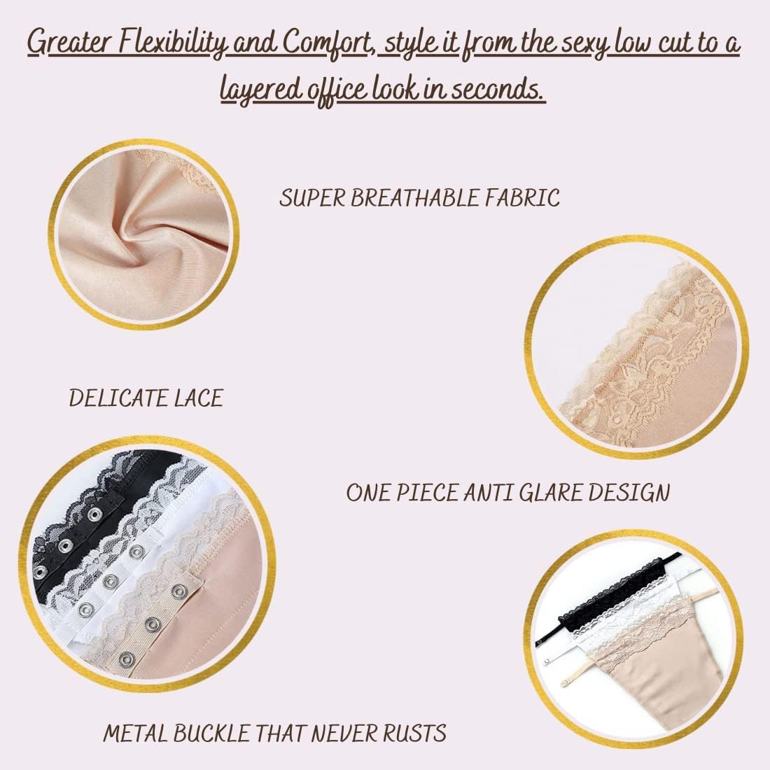 Cotton Lace Camisole for Women - Image 3