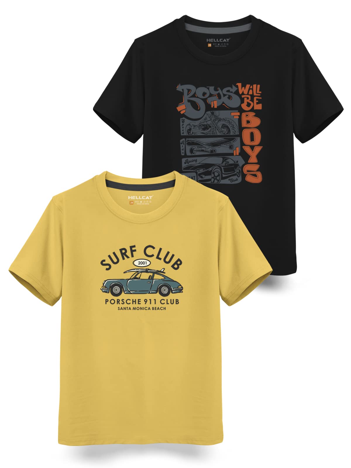 HELLCAT Boys Cotton Blend T-Shirt