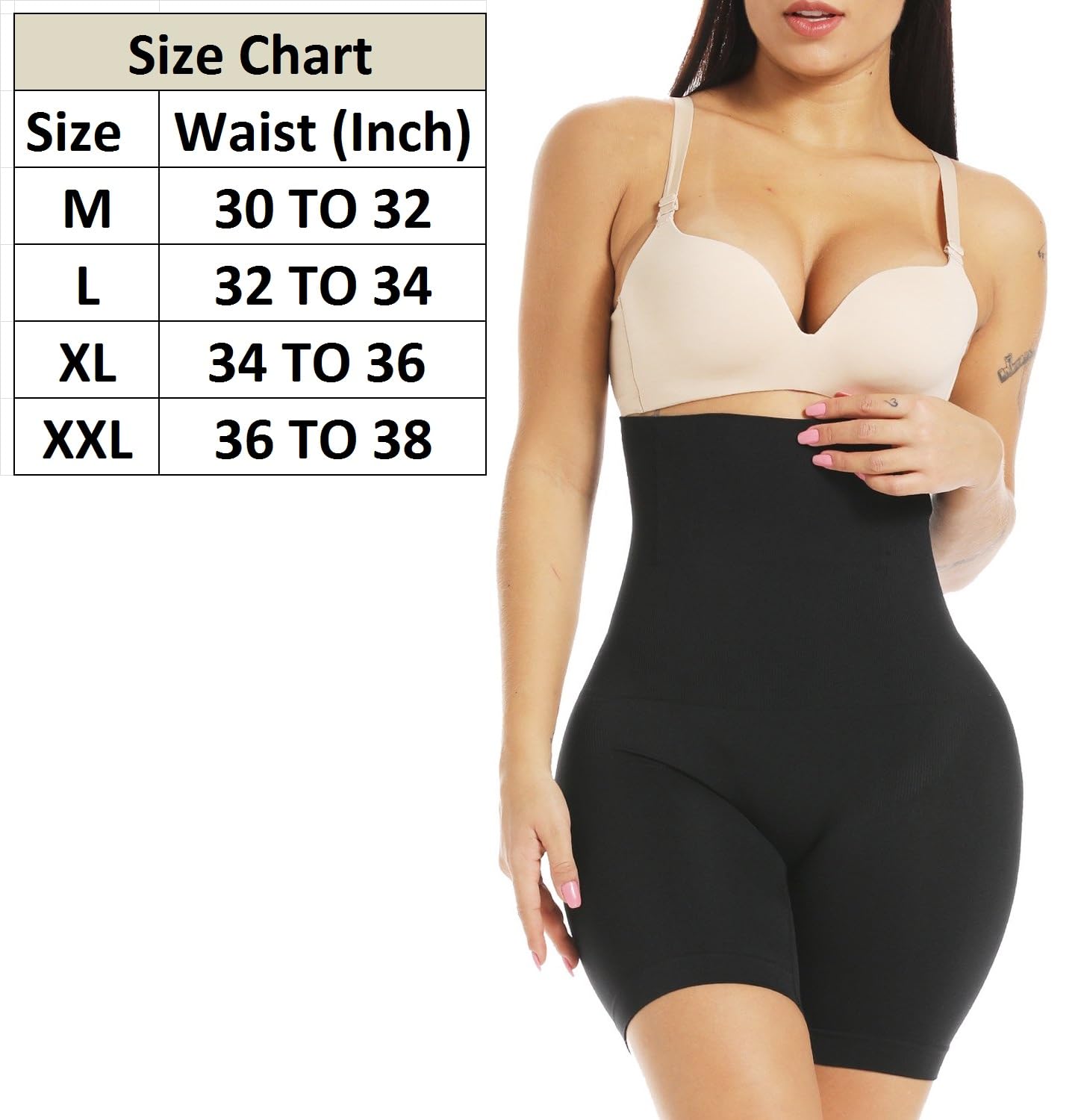 KeepCart Seamless Waist Panty for Women - Black - Image 4