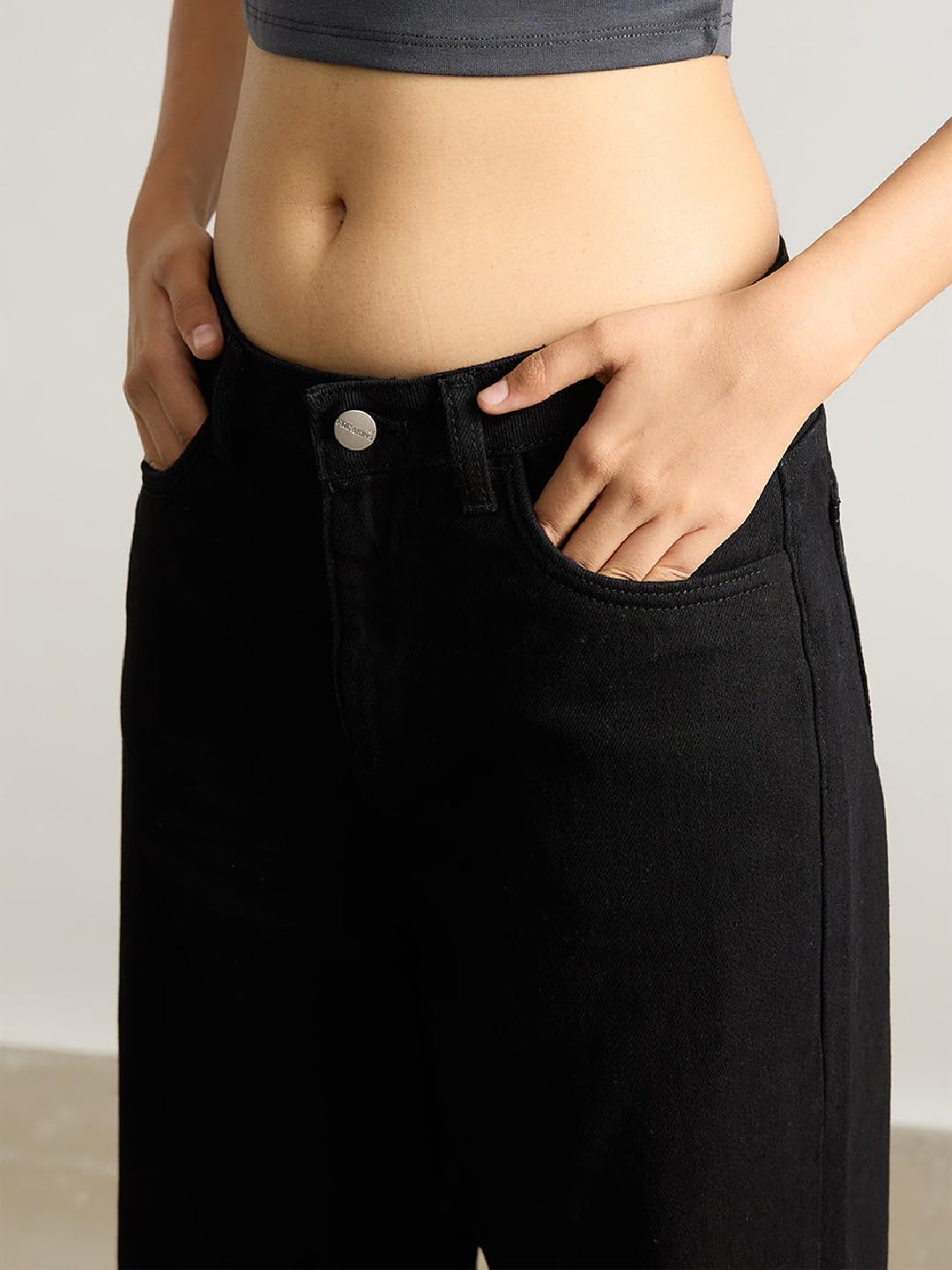 KOTTY Women's Black Flared Jeans - Image 5