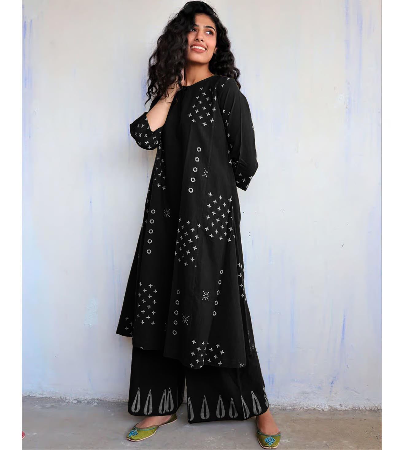 ANNI Women Rayon Viscose A-Line Kurta - Image 3