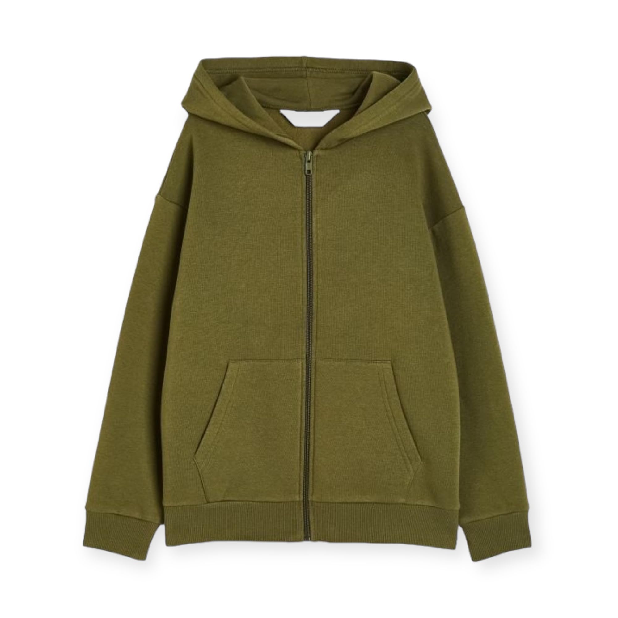 Alan Jones Boys Oversized Hooded Sweatshirt - Olive