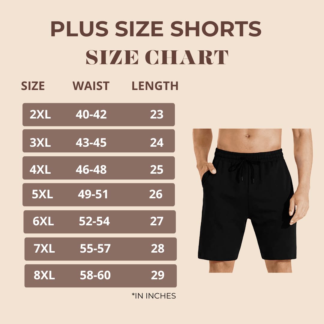 KART Men's Cotton Knee Length Shorts - Black Stripe - Image 4