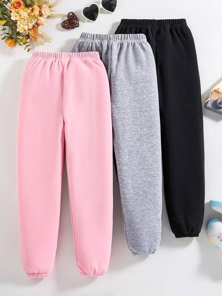 LILY & JADE Girls Printed Cotton Jogger Track Pants - Image 4