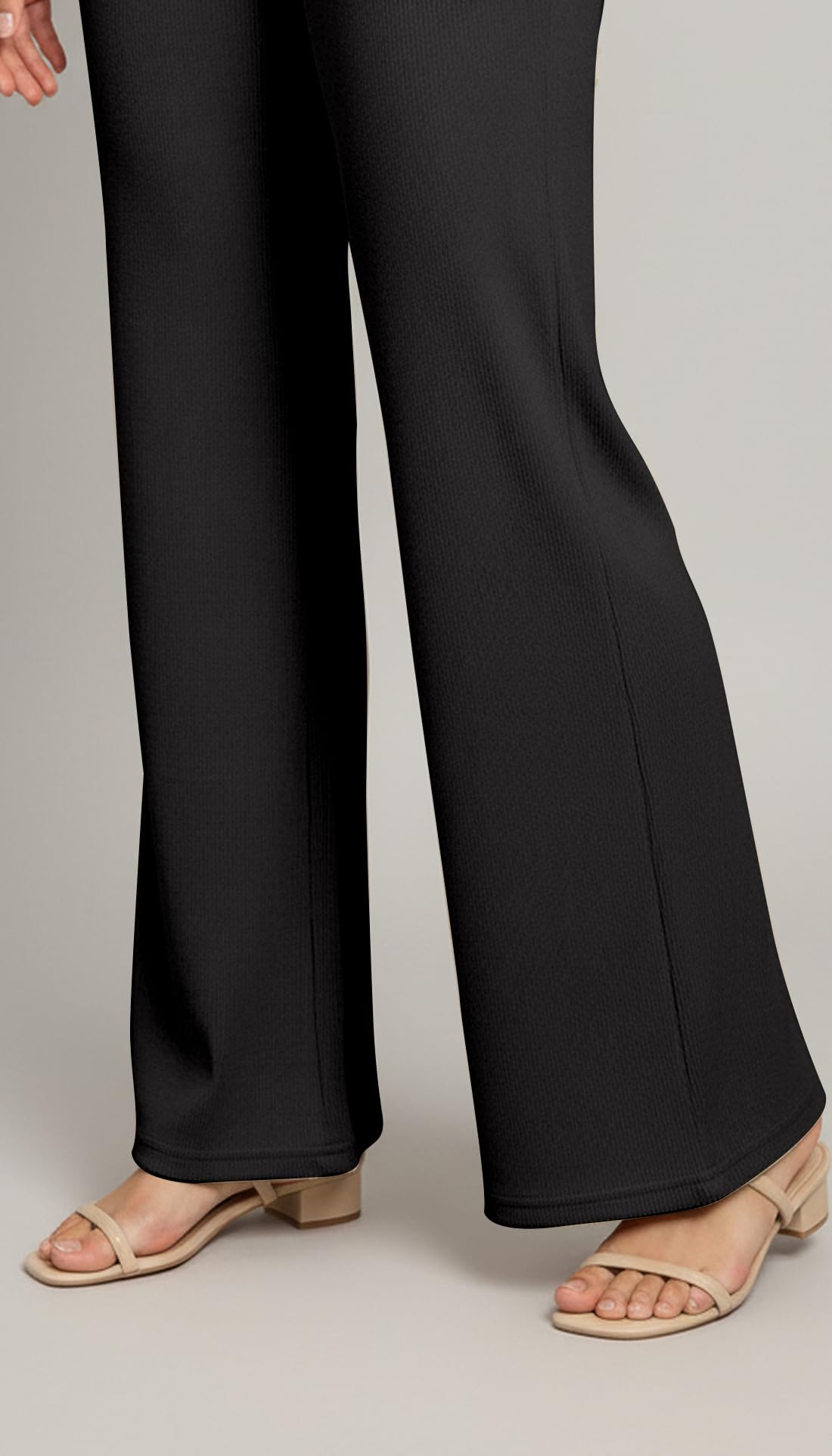 Mehrang High Waisted Wide Leg Trousers for Women - Image 5