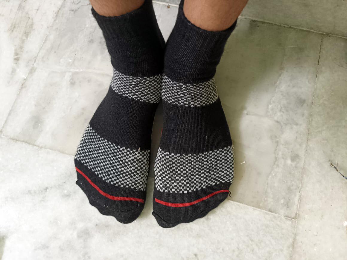 JEMOX Men's Ankle Socks - Cotton Blend - Image 5