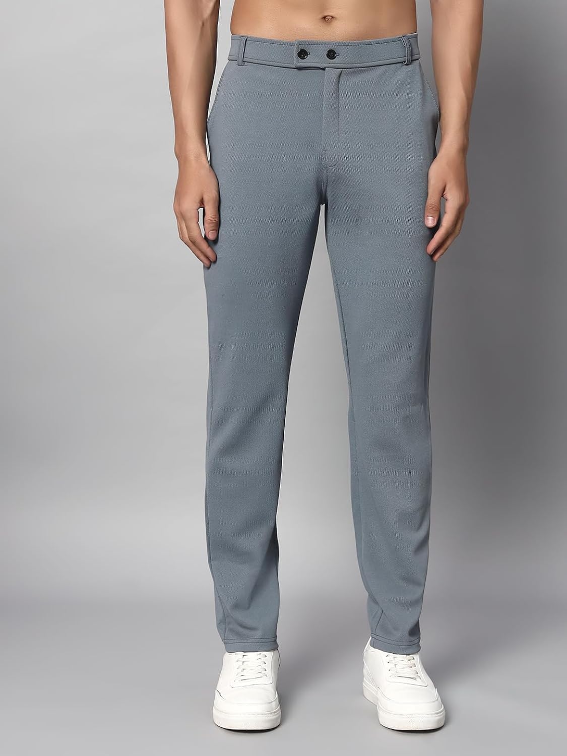 Mehrang Men Formal Trousers - Black - Image 5