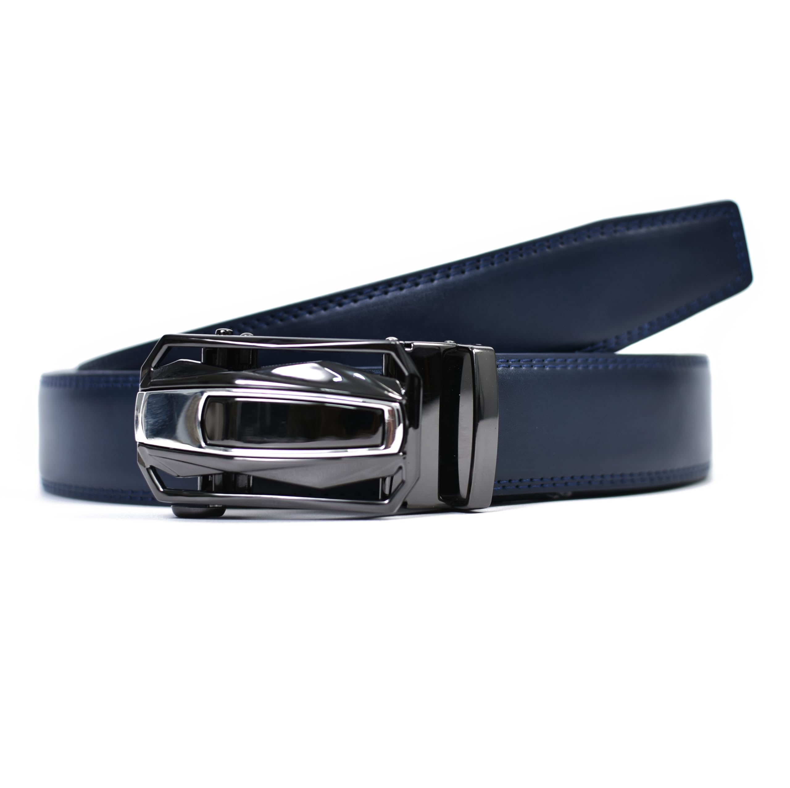 WildHorn Men's Genuine Leather Belt - Midnight Navy - Image 5