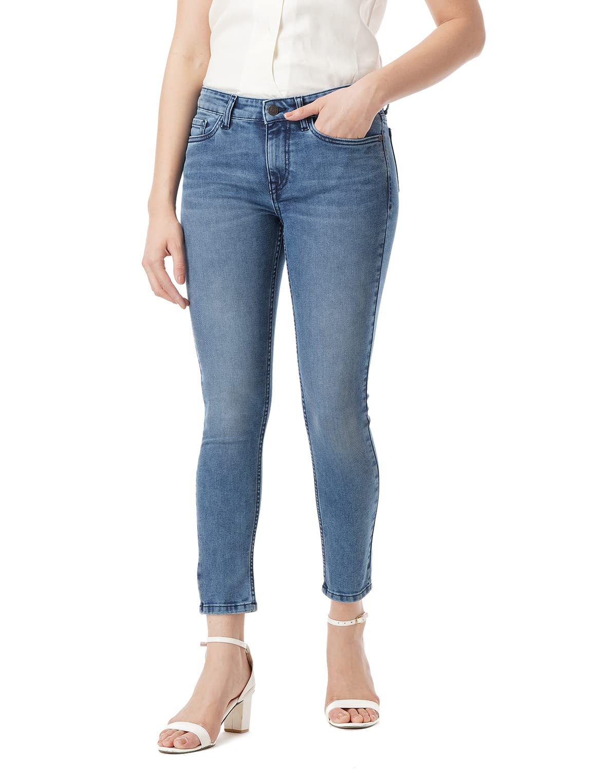INKD Women's Skinny Jeans - Denim