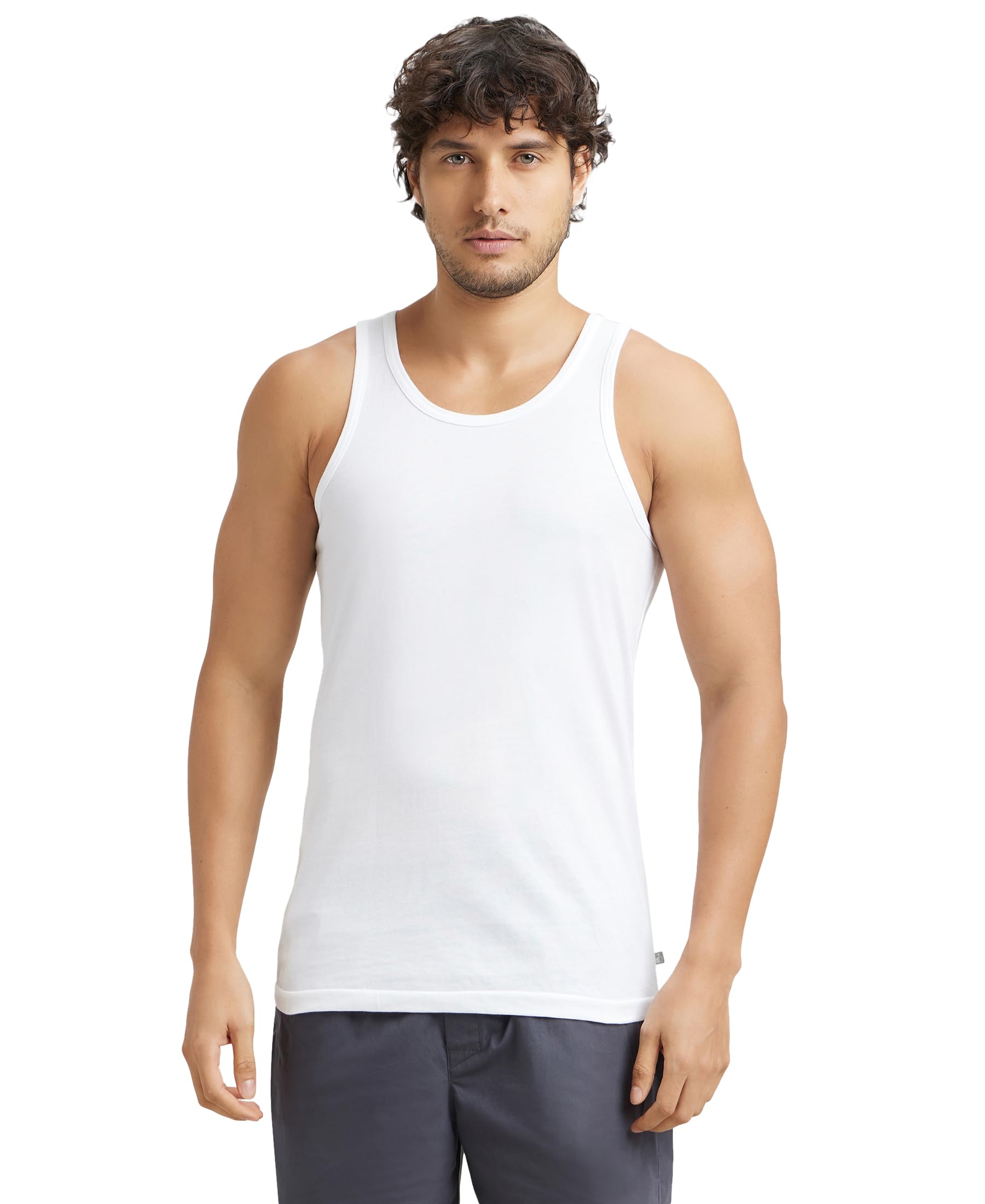 Jockey Men's Super Combed Cotton Sleeveless Vest
