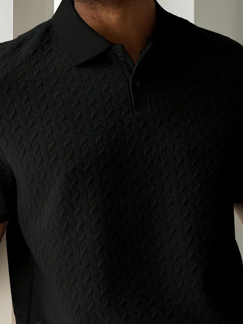 Trillion Men's Polo T Shirt - Black - Image 3
