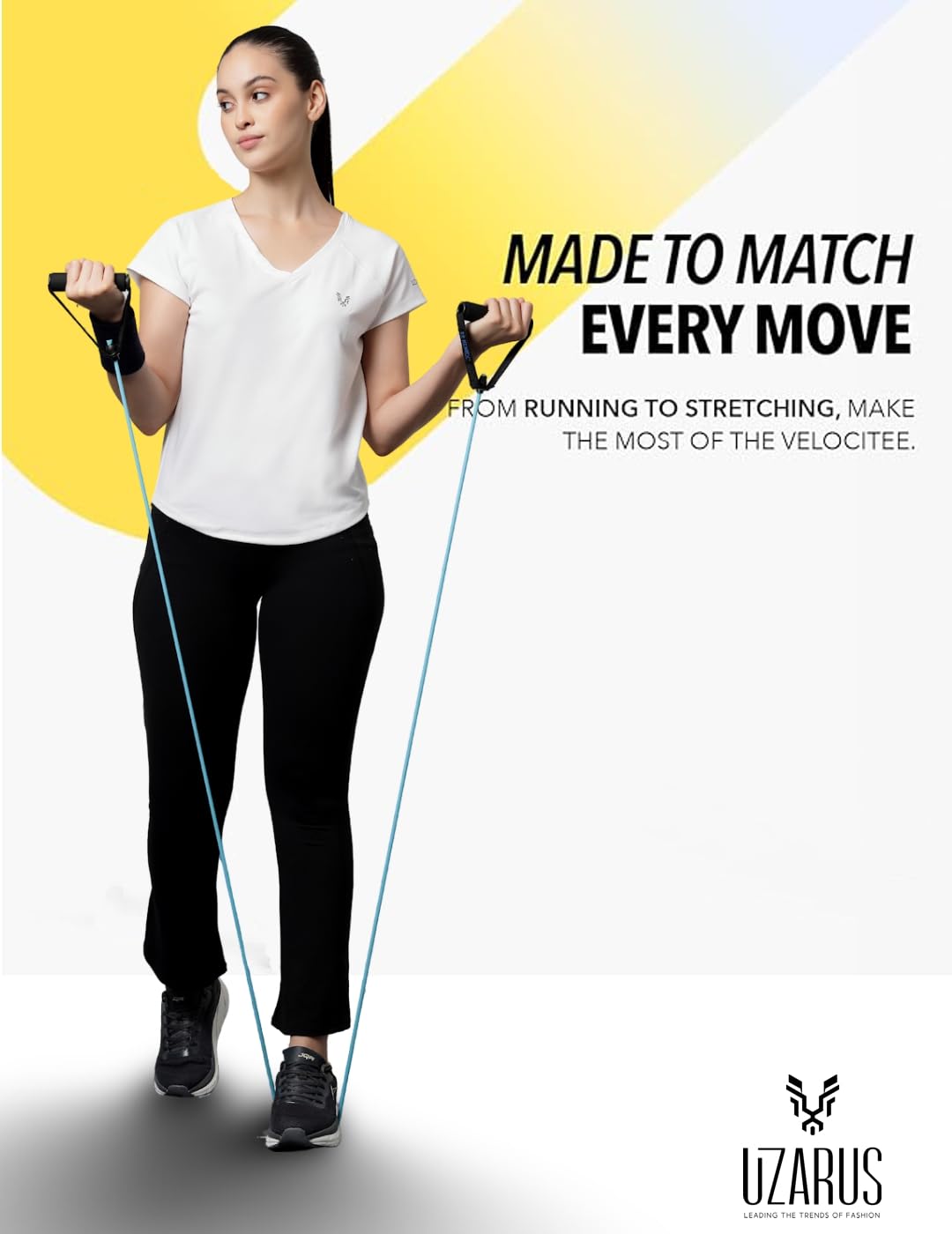 UZARUS Women's V-Neck Gym T-Shirt - Image 5