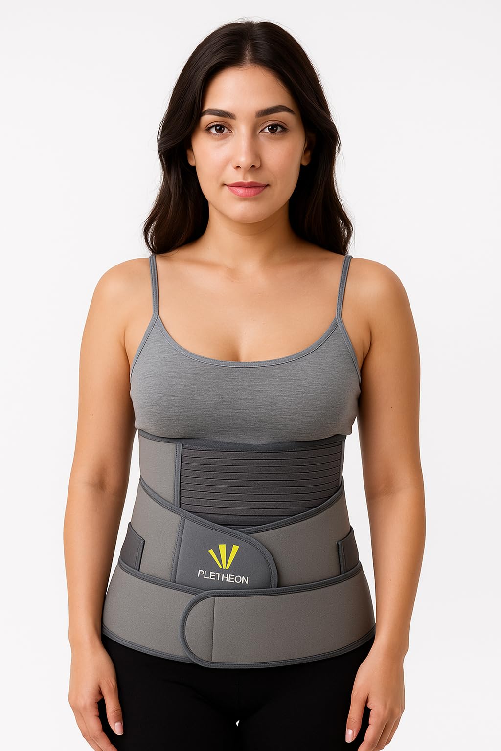 PLETHEON Postpartum Belly Band for Women - Gray