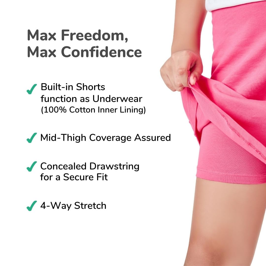 YouGotPlanB Cotton Skater Skirt for Girls - Image 2