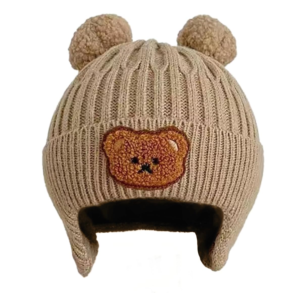 SYGA Winter Warm Baby Hat - Brown - Image 5